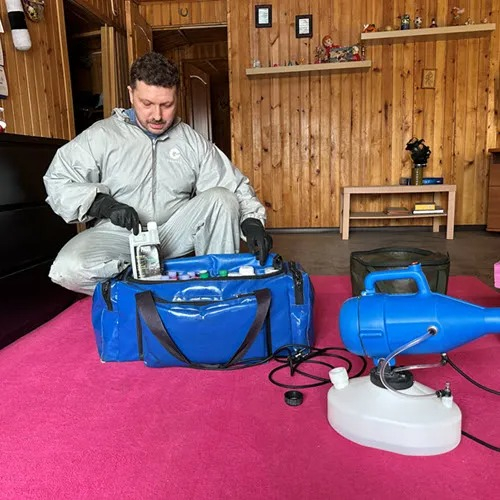 ФОТО Полное удаление ртути в помещениях в поселке Московской области Летний Отдых